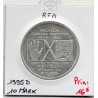 Allemagne RFA 10 deutche mark 1995 D, Sup KM 187 pièce de monnaie