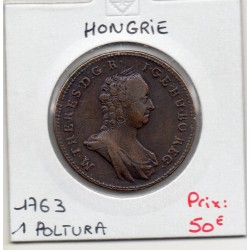 Hongrie 1 poltura 1763 TTB, KM 377.1 pièce de monnaie