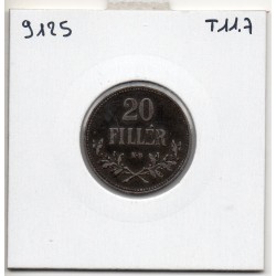 Hongrie 20 Filler 1916 TTB, KM 498 pièce de monnaie