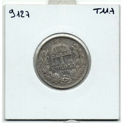 Hongrie 1 Korona 1893 TTB-, KM 484 pièce de monnaie