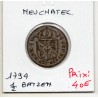 Suisse Canton Neuchatel 1/2 Batzen 1794 Sup, KM 47 pièce de monnaie