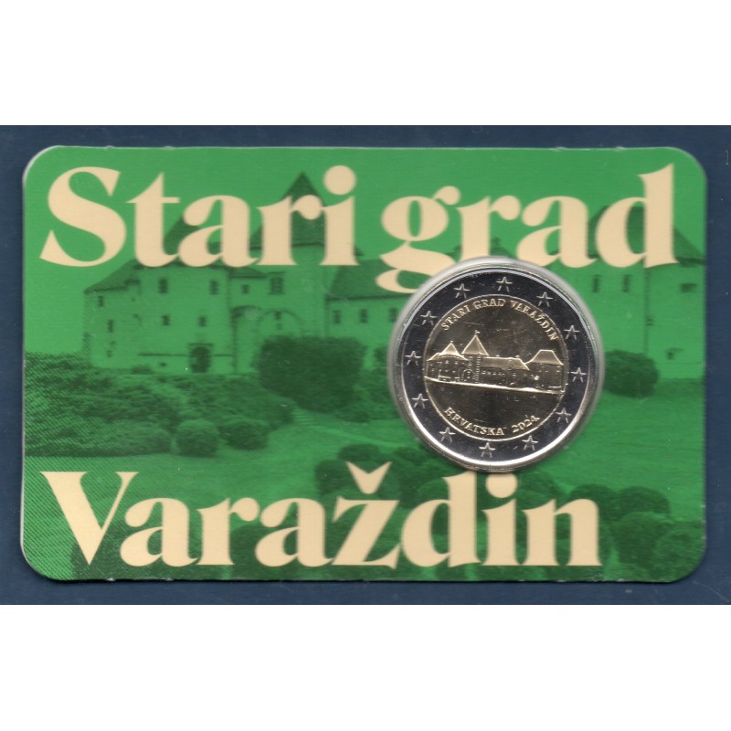 2 euro commémorative Croatie 2024 Varaždin piece de monnaie €