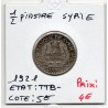 Syrie, 1/2 Piastre 1921 TTB-, Lec 4 pièce de monnaie