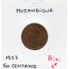 Mozambique 50 centavos 1957 Sup, KM 81 pièce de monnaie