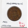 Mozambique 1 Escudo 1953 TTB-, KM 82 pièce de monnaie