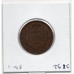 Roumanie 5 bani 1884 TTB, KM 19 pièce de monnaie