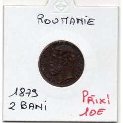 Roumanie 2 bani 1879 Sup-, KM 11.2 pièce de monnaie