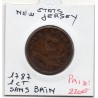 Etats Unis New Jersey 1 cent 1787 B, KM 8 pièce de monnaie