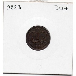 Autriche 1 Heller 1901 Sup-, KM 2800 pièce de monnaie