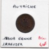 Autriche 1 kreuzer 1860 A Vienne TTB+, KM 2186 pièce de monnaie