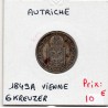 Autriche 6 kreuzer 1849 A Vienne TTB, KM 2200 pièce de monnaie