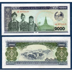 Laos Pick N°32a, Billet de banque de 1000 Kip 1992