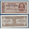 Ukraine P.51, Sup Billet de 5 Karbowanez 1942 fillette