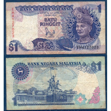 Malaisie Pick N°27a, TB Billet de banque de 1 ringgit 1986