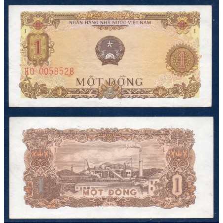 Viet-Nam Nord Pick N°80a, TTB Billet de banque de 1 dong 1976