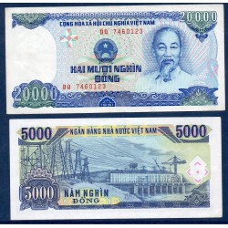 Viet-Nam Nord Pick N°110a, TTB Billet de banque de 20000 dong 1991