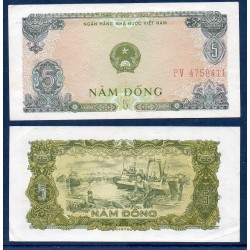 Viet-Nam Nord Pick N°81b, Spl Billet de banque de 5 dong 1976