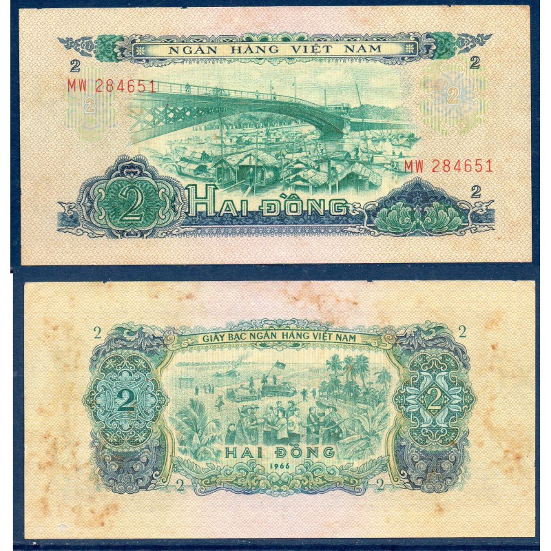 Viet-Nam Sud Pick N°41, TTB Billet de banque de 2 dong 1975