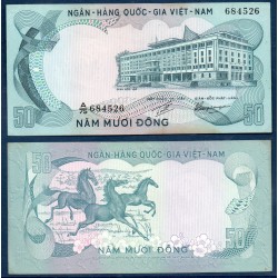 Viet-Nam Sud Pick N°30a, TTB Billet de banque de 50 dong 1972