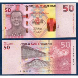 Swaziland Pick N°46, Billet de banque de 50 emalangénie 2024