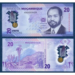 Mozambique Pick N°155, Billet de banque de 20 meticais 2024