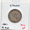 Ethiopie 1/4 Birr 1897 TTB, KM 3 pièce de monnaie