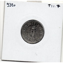 Kriegsgeld Mettmann 5 pfennig 1917, Sup pièce de monnaie