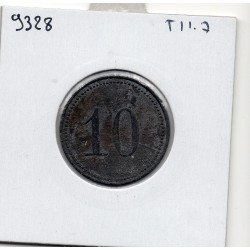 Kriegsgeld Fallingbostel 10 pfennig 1917, TTB pièce de monnaie