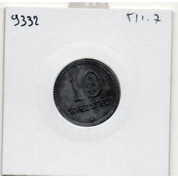 Kriegsgeld Kaiserslautern 10 pfennig 1917, Sup pièce de monnaie