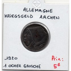 Kriegsgeld Aachen 1 öcher grosche 1920, Sup pièce de monnaie