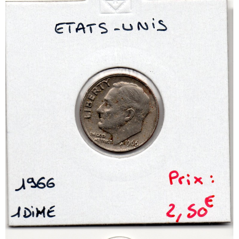 Etats Unis 1 dime 1969, TTB, KM 195a pièce de monnaie