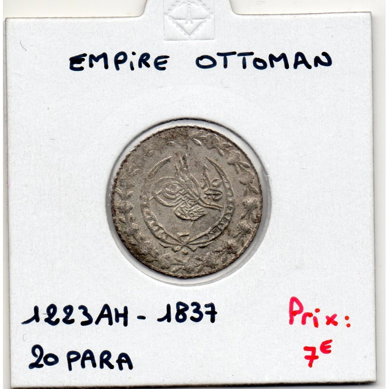 Empire Ottoman 10 para 1223 AH an 30 - 1837, Sup, KM 596 pièce de monnaie