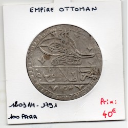 Empire Ottoman 100 para 1203 AH an 3 - 1791, TTB, KM 507 pièce de monnaie