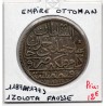 Fausse Empire Ottoman 1 zolota 1187 AH an 1 - 1773, TTB, KM 391 pièce de monnaie