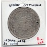 Empire Ottoman 20 Kurus 1293 AH an 1 - 1876, TTB, KM 722 pièce de monnaie