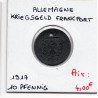 Kriegsgeld Francfort 10 pfennig 1917, TTB pièce de monnaie