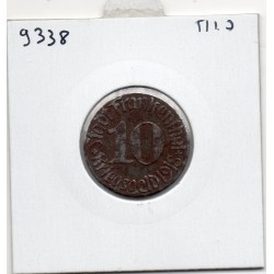 Kriegsgeld Frankenthal 10 pfennig 1918, TTB pièce de monnaie