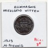 Kriegsgeld Witten 10 pfennig 1919, Sup pièce de monnaie