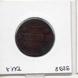 Berg 1/2 Stuber 1802 TB KM 2 pièce de monnaie