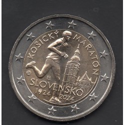 2 euro commémorative Slovaquie 2024  Marathon de Kosice piece de monnaie €