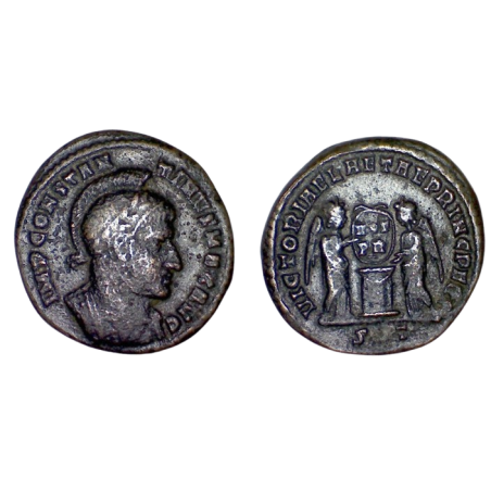 AE3 Constantin 1er (318-319), RIC 90 sear 16300 atelier Ticinum