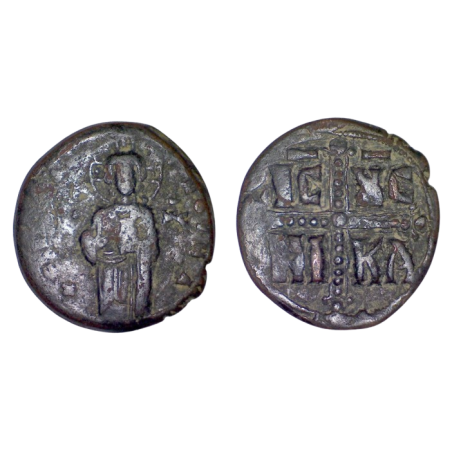 Follis classe C pour Michel IV, annonyme (1034-1041), SB 1825 Constantinople