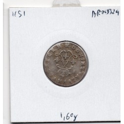 4 Sols au 2L 1692 M Toulouse Louis XIV reformé pièce de monnaie royale