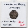 Languedoc, Comté de Rodez, Hugues II et III  (1156-1180) Denier