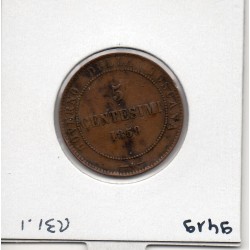 Italie Toscane 5 centesimi 1859, TTB, KM 6 pièce de monnaie