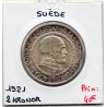 Suède 2 kronor 1921, Spl, KM 799 pièce de monnaie