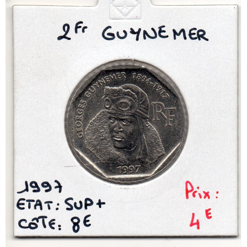 2 francs Guynemer Nickel 1997 Sup+, France pièce de monnaie