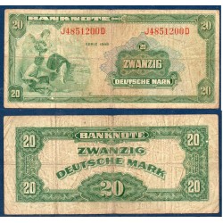 Allemagne RFA Pick N°6a, B, Billet de banque de 2 Mark 1948