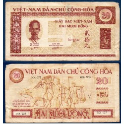 Viet-Nam Nord Pick N°6, TB, Billet de banque de 20 dong 1946