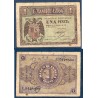 Espagne P.107a, B écrit, Billet de 1 peseta 28.2.1938 Burgos